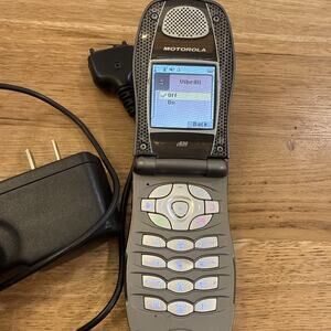 Motorola i836 Nextel Flip Cell Phone Tested Works